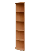 TZ 5 - 3 kancelářská skříň, rohová, levá, 1822x360x400, buk royal